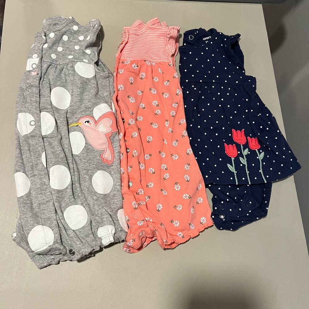 12 month girls summer one pieces